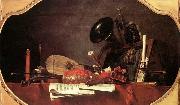 Jean Baptiste Simeon Chardin Attributes of Music Sweden oil painting artist